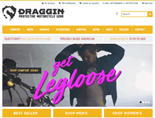 Tablet Screenshot of dragginjeans.com